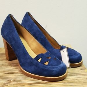 A.P.C STACK HEAL SHOES